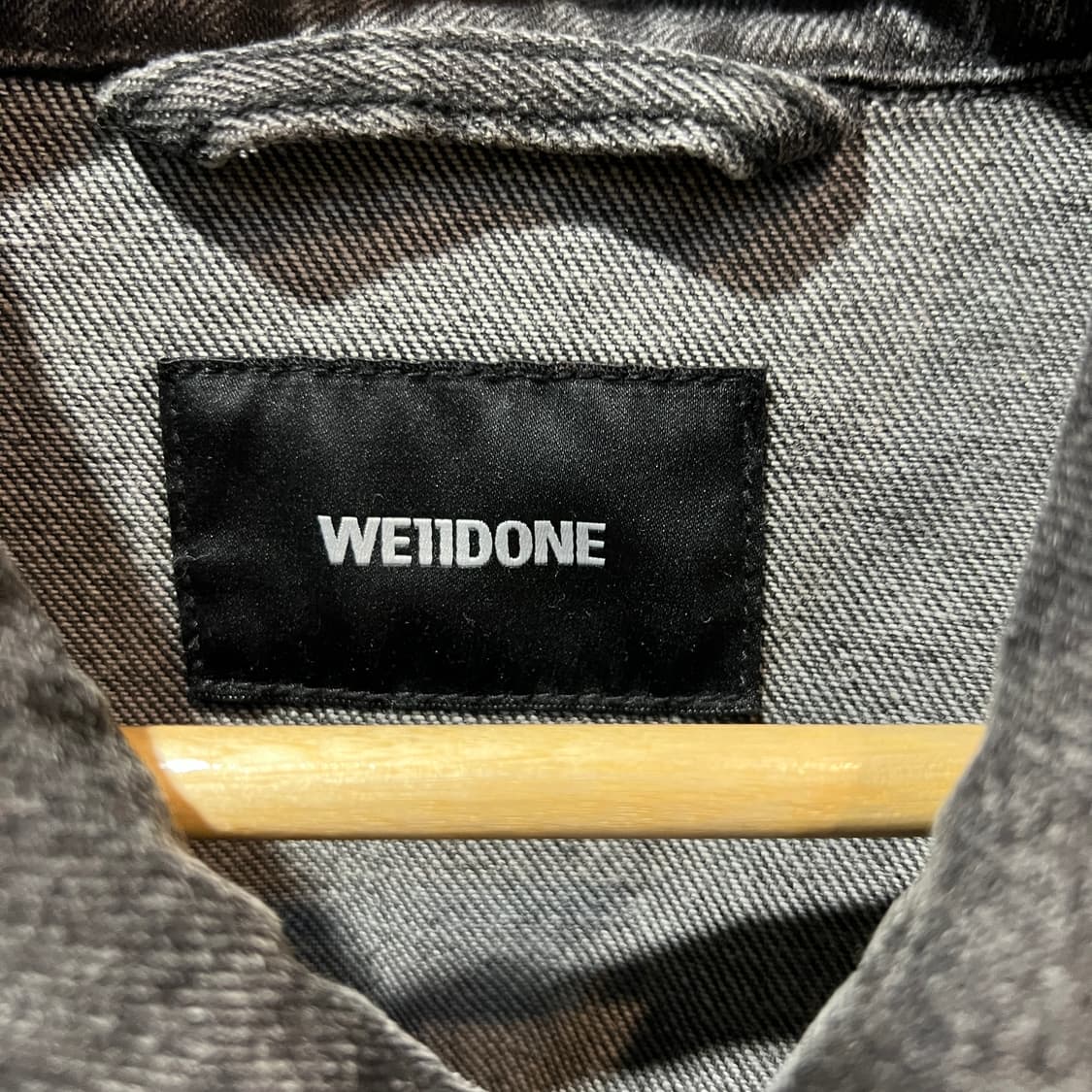 WE11DONE 블랙 데님자켓 상품이미지4
