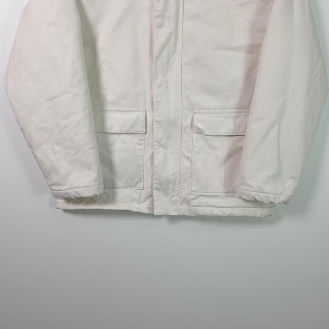 나이키 써마핏 캔버스 워크자켓 초어코트 크림 XL 상품이미지4