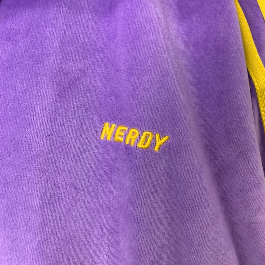 널디 사이드라인 벨루어 벨벳 져지 상품이미지4