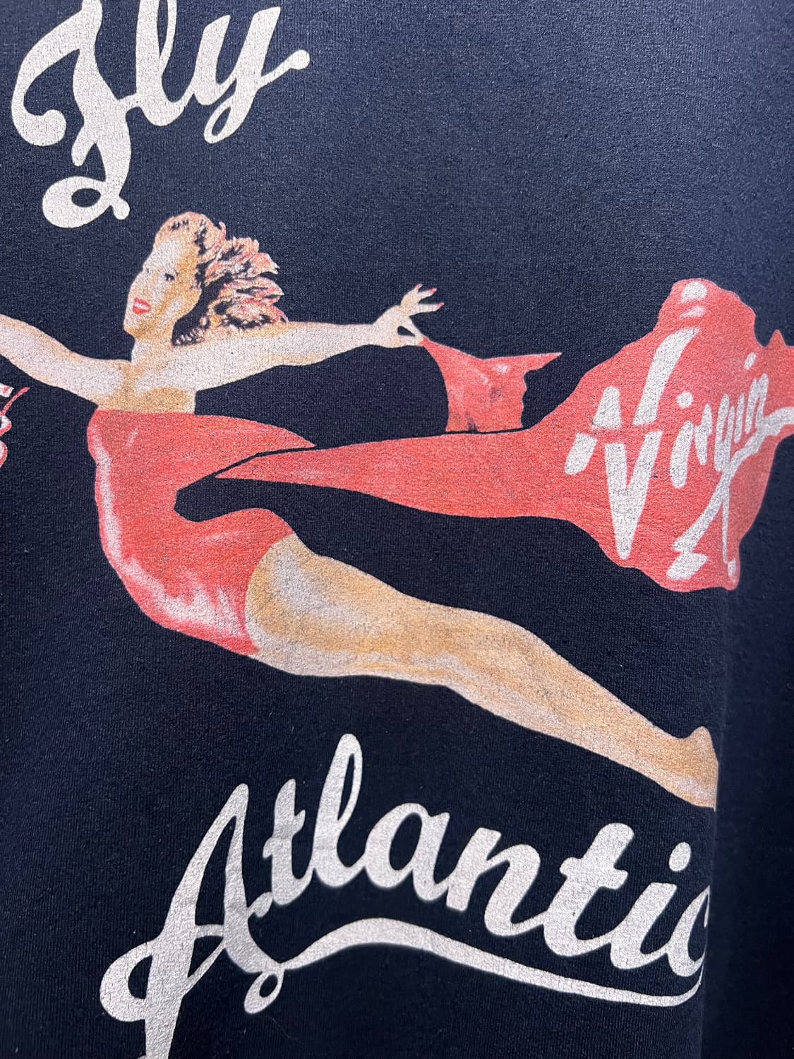 [XL]USA 빈티지 Fly Atlantic 네이비 스웻셔츠 상품이미지3