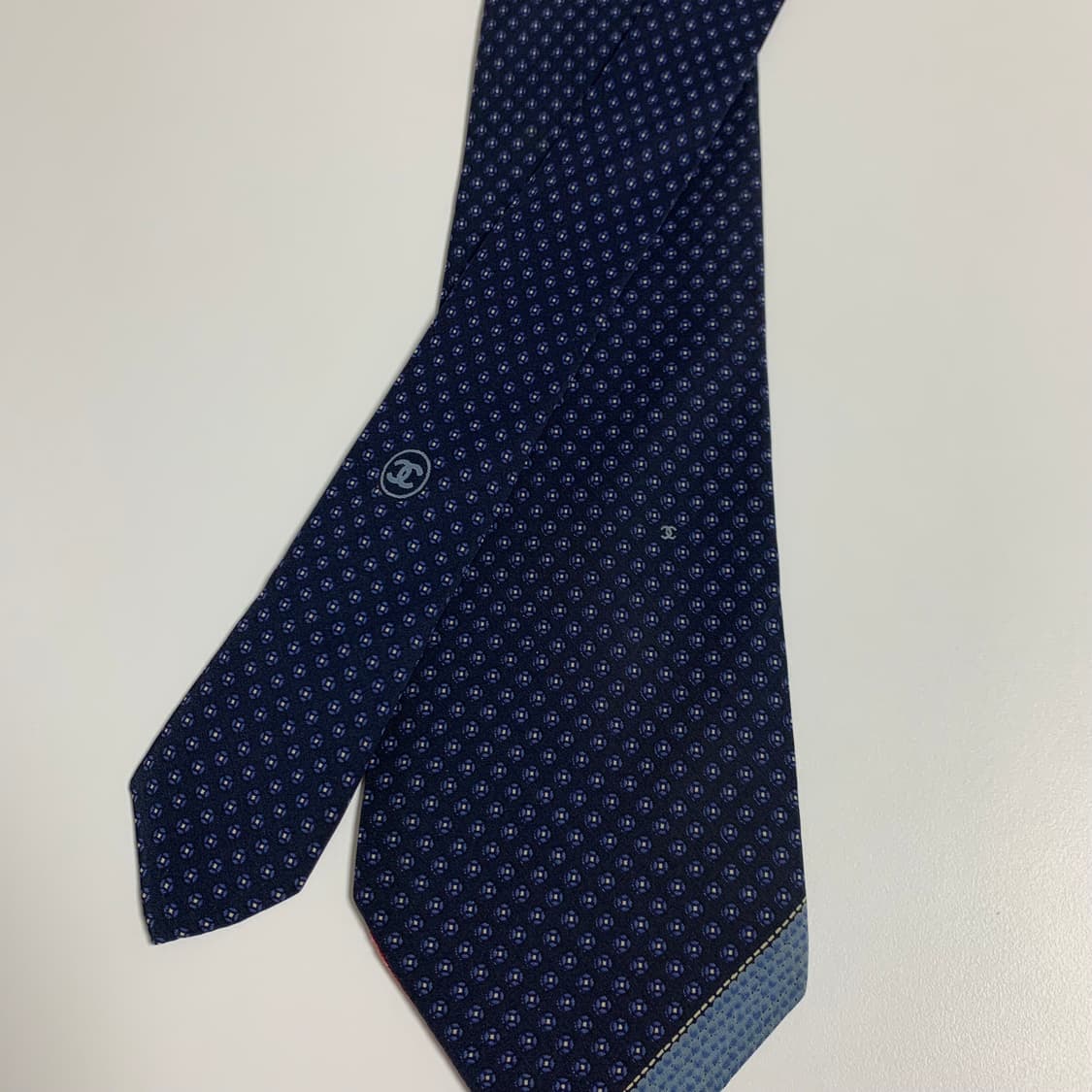 샤넬(CHANEL) 명품 100실크 빈티지넥타이 A등급 상품이미지4