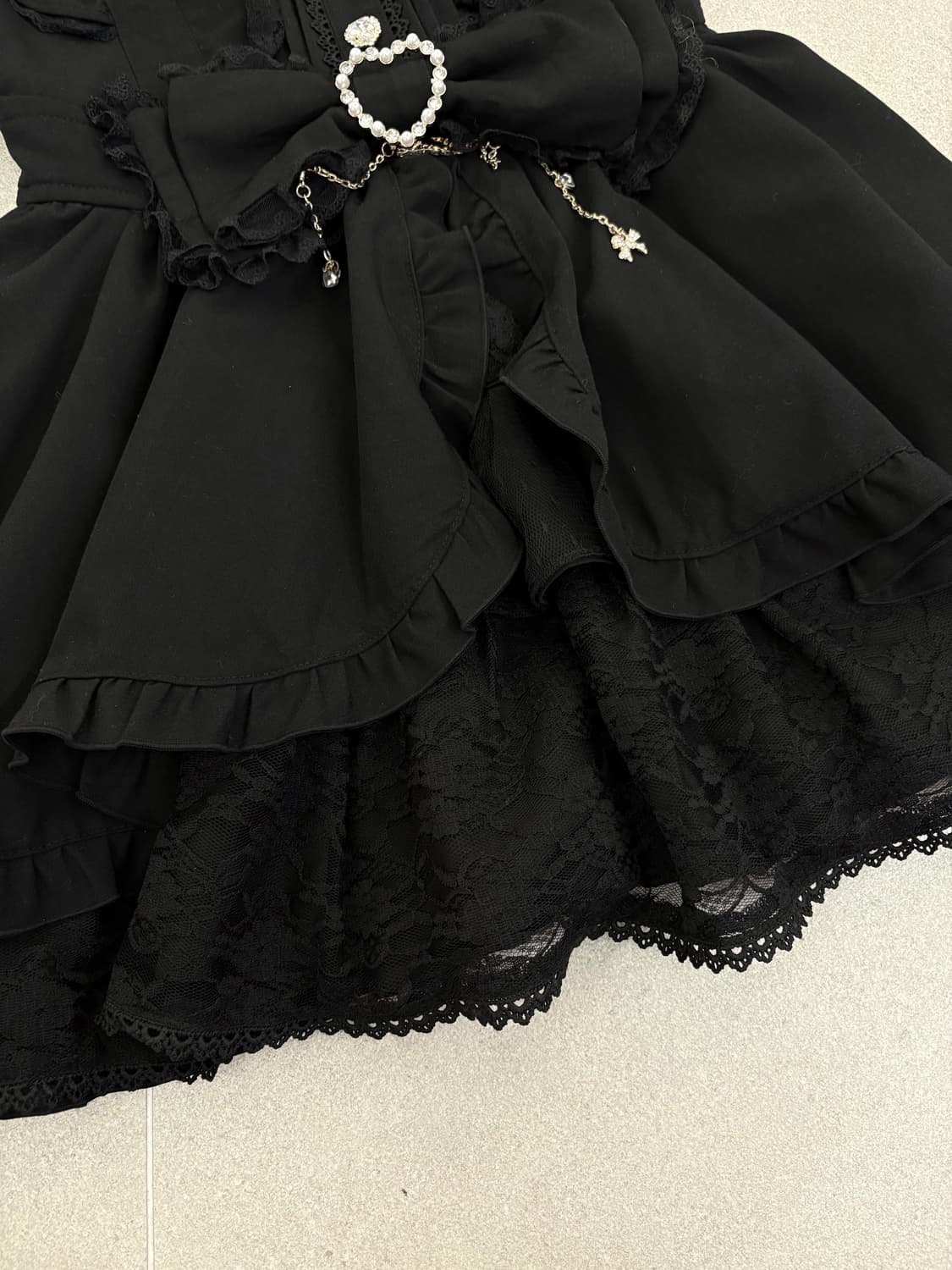 빅리본 하트 원피스 상품이미지5