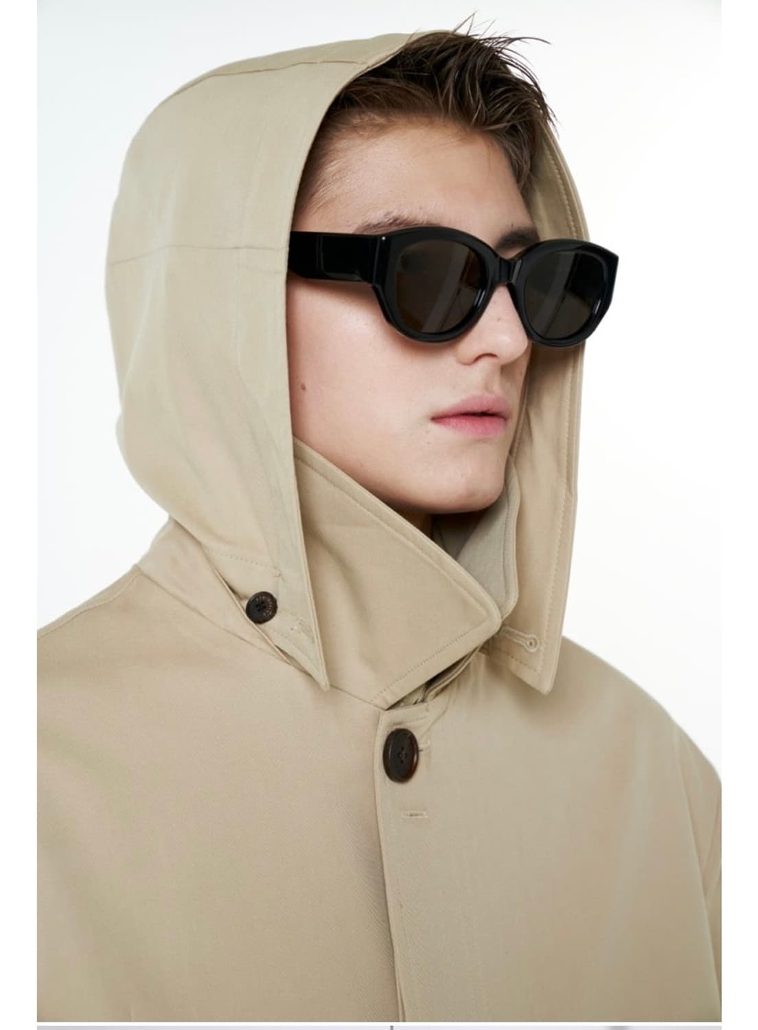 STU 후드 맥 코트 베이지 M 상품이미지2