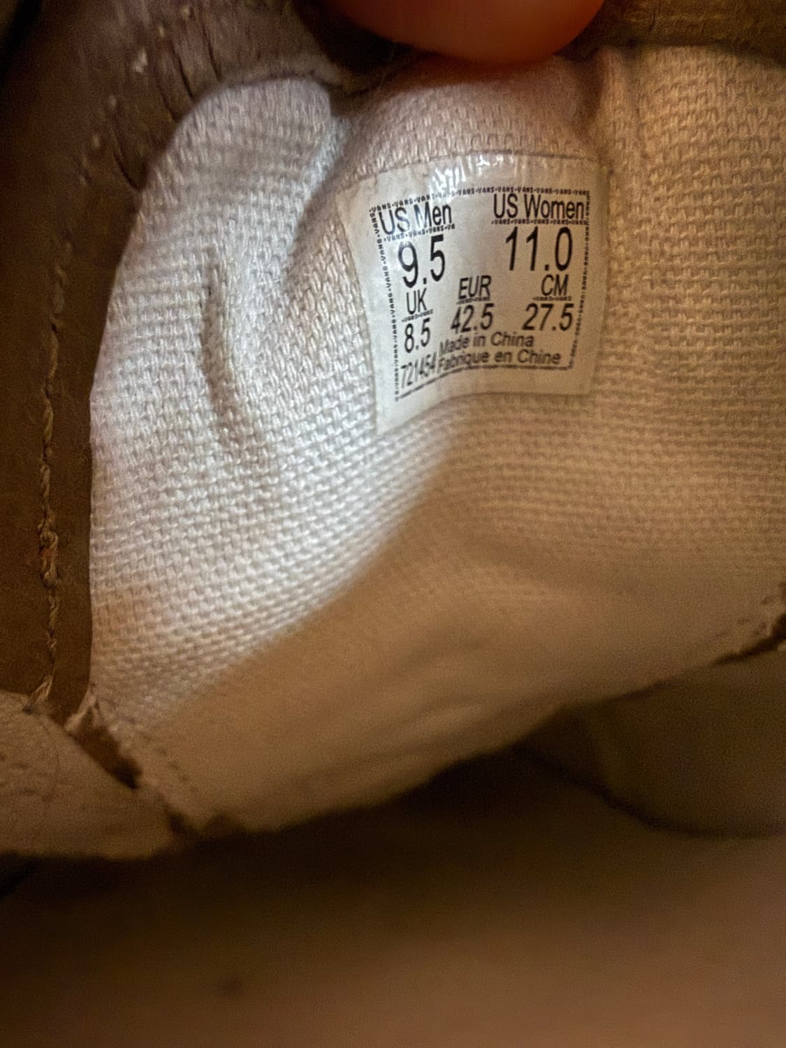 반스 니들스 슬립 에라볼트 275mm 상품이미지8