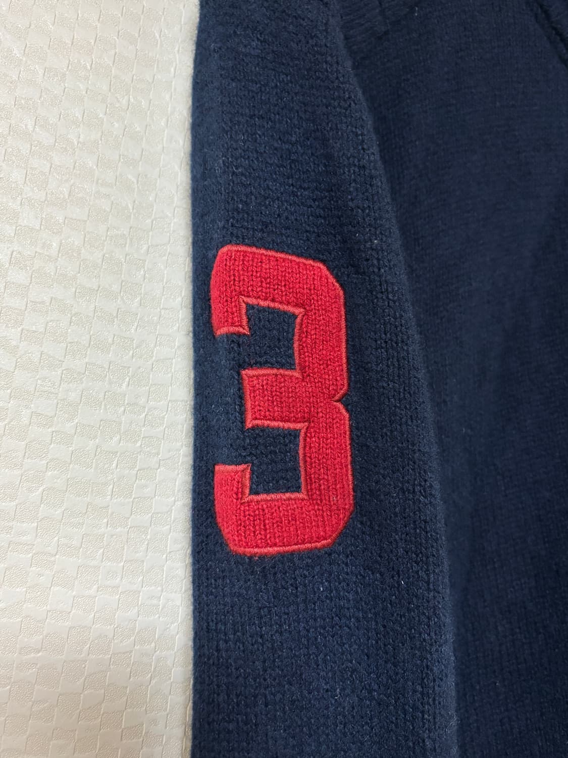 폴로 랄프로렌 니트 집업 L 네이비(정품)  상품이미지2
