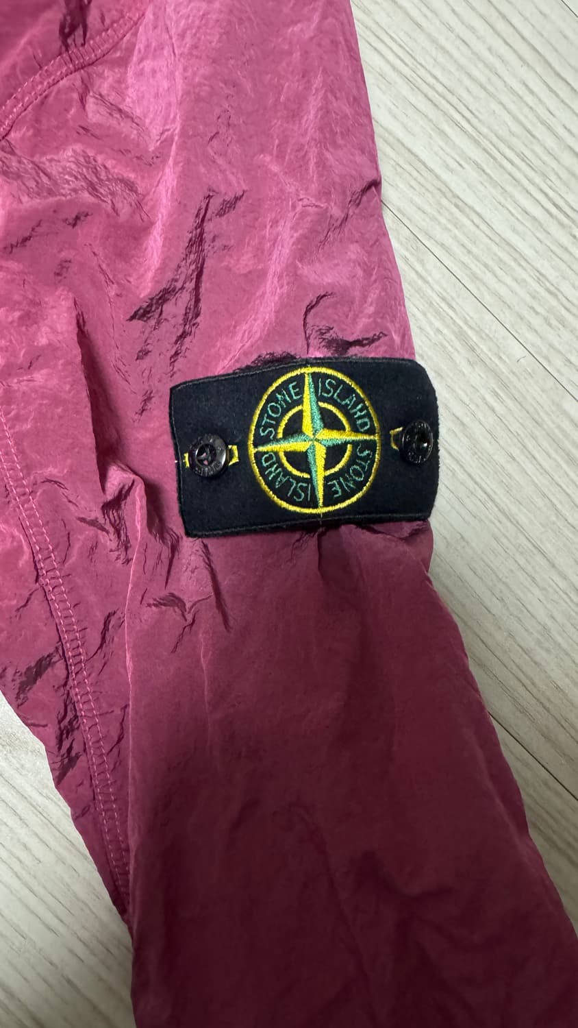 스톤아일랜드 나일론 오버셔츠 자켓 m 버건디 팔아요 상품이미지4