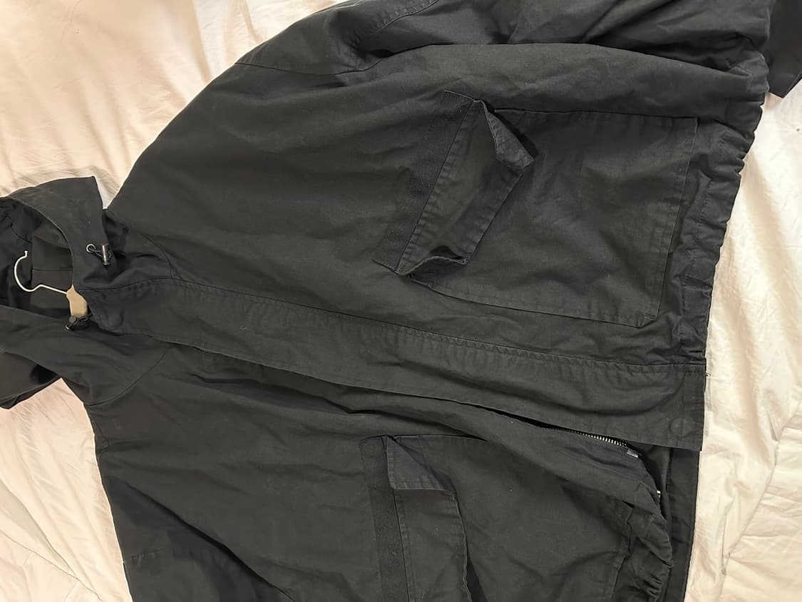 블랙 미디 야상 상품이미지2