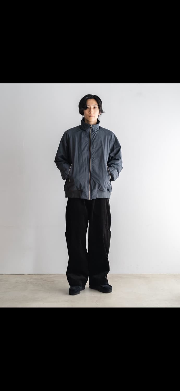 Uru tokyo 우루 도쿄 나일론 플리스 집업 블루종 상품이미지1