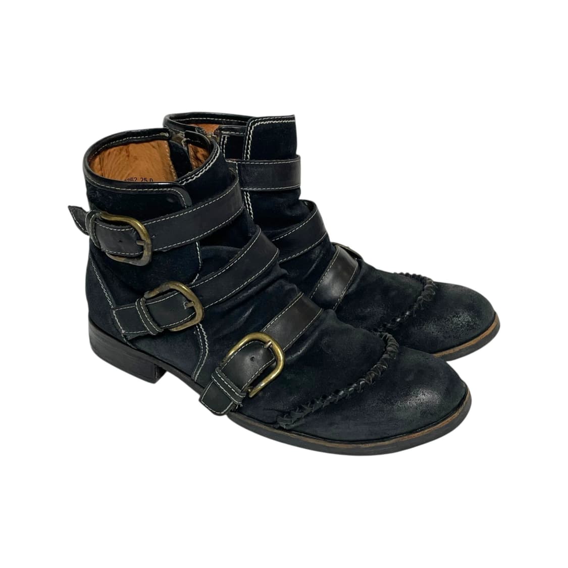 훕데두 주름가공 파이럿 부츠 상품이미지1