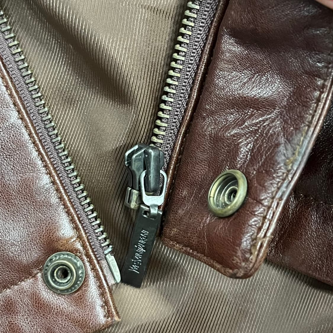 [정품/95] 입생로랑 빈티지 양가죽 자켓 b17 상품이미지6