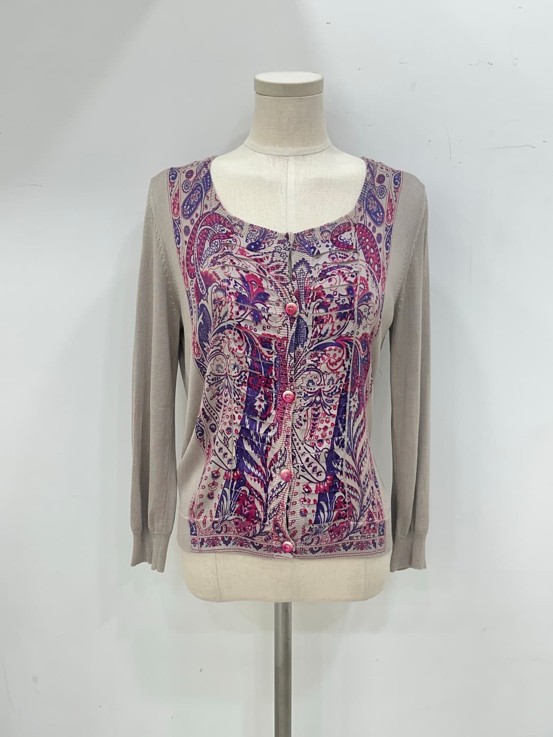 에트로 셔링 가디건 상품이미지1