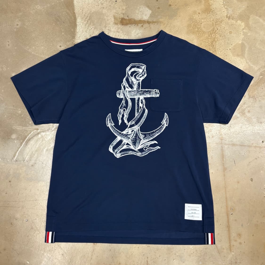 4 톰브라운 마린닻 반팔티  상품이미지2