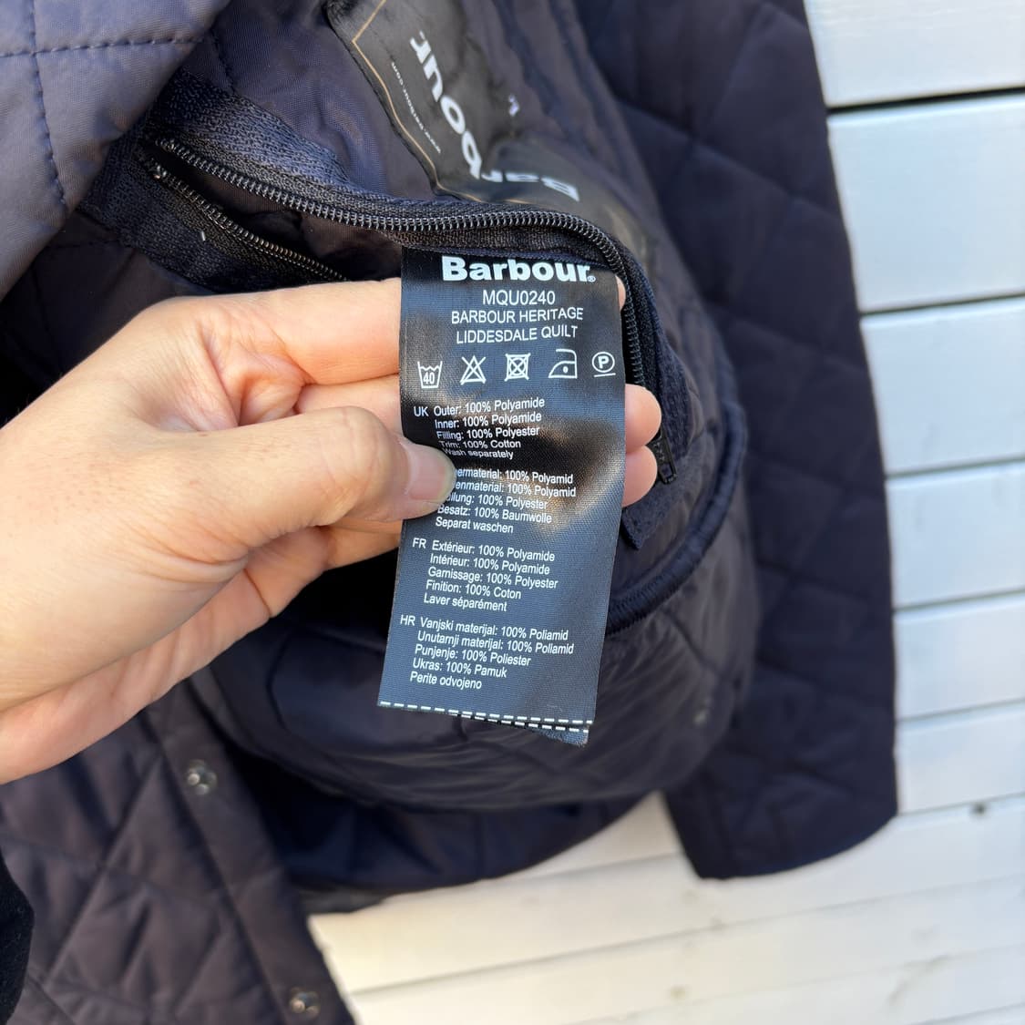 Barbour 바버 퀼팅 자켓 상품이미지5