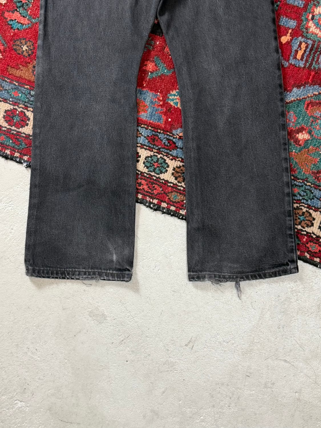 00's 빈티지 리바이스 517 블랙 부츠컷 리바이스 플레어진 상품이미지8