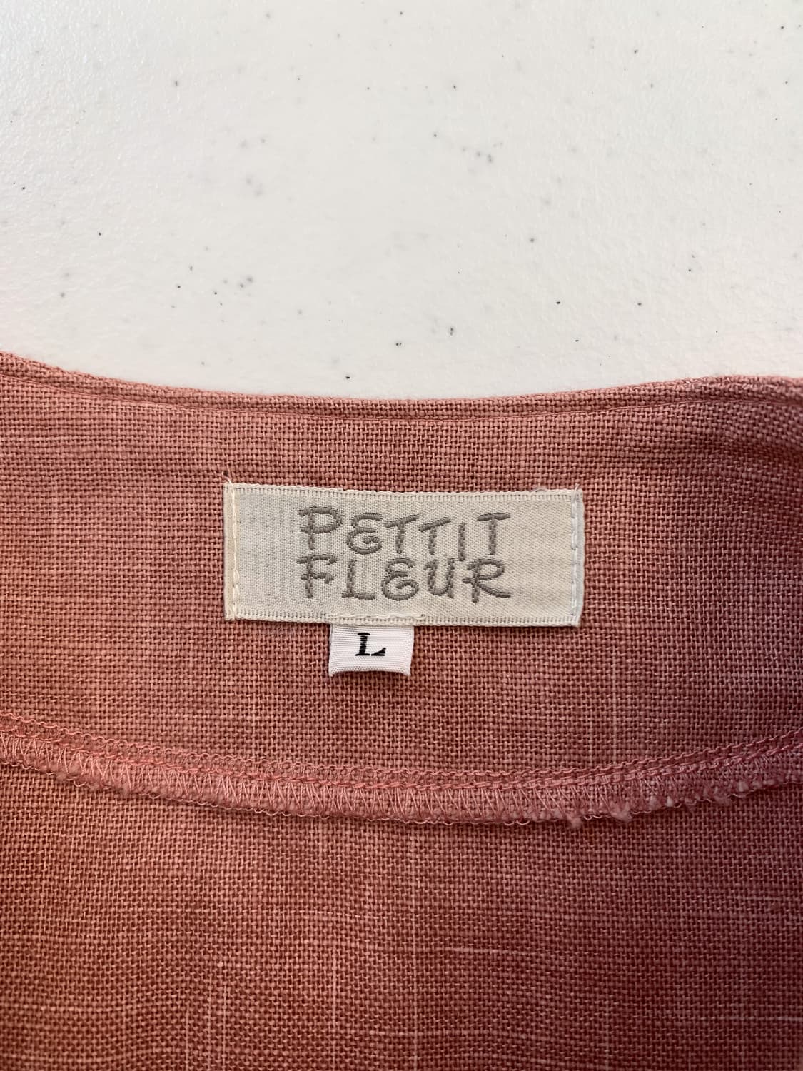 66 핑크 린넨 롱 원피스 상품이미지3