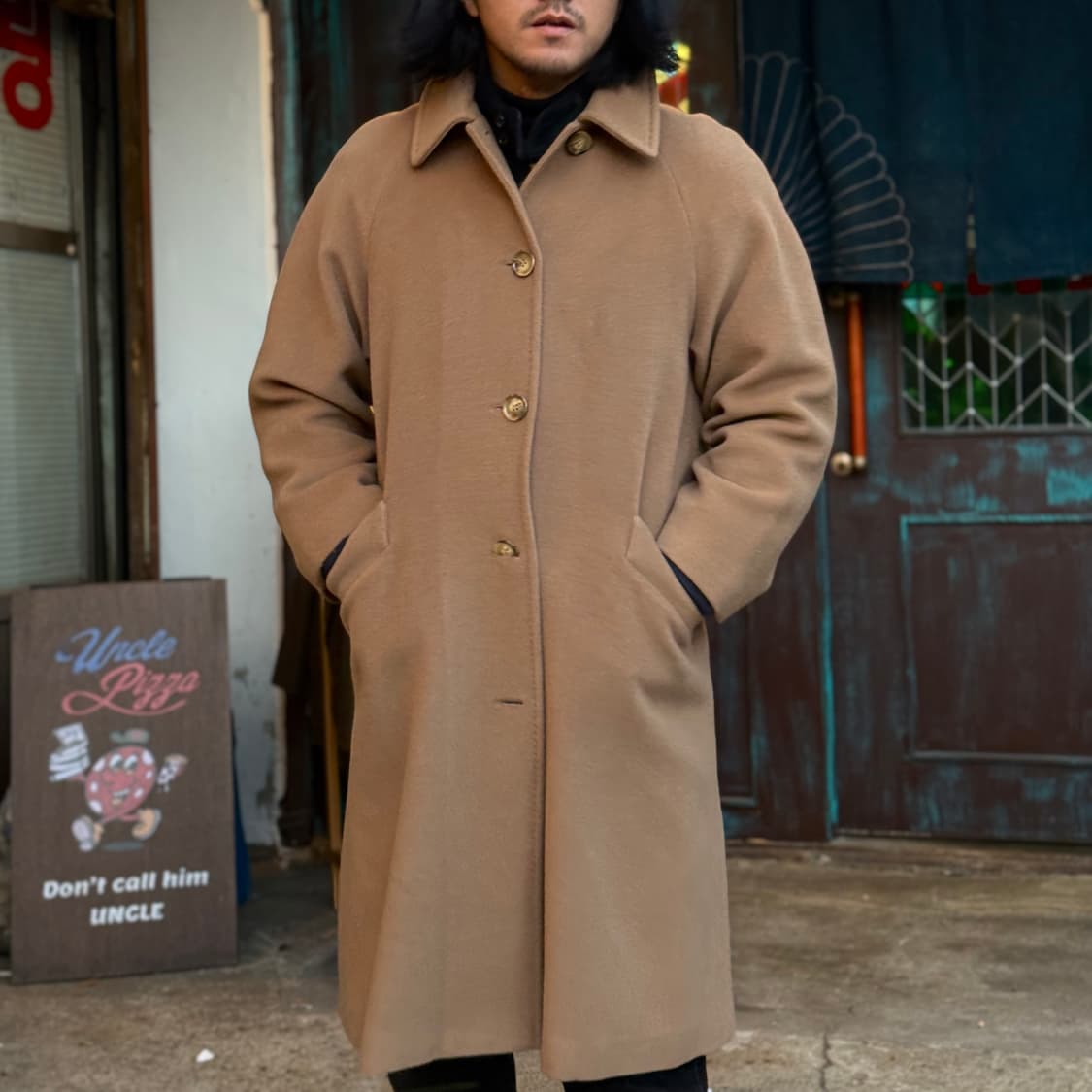 앙드레 모리스 버진울 싱글 코트 42 상품이미지8