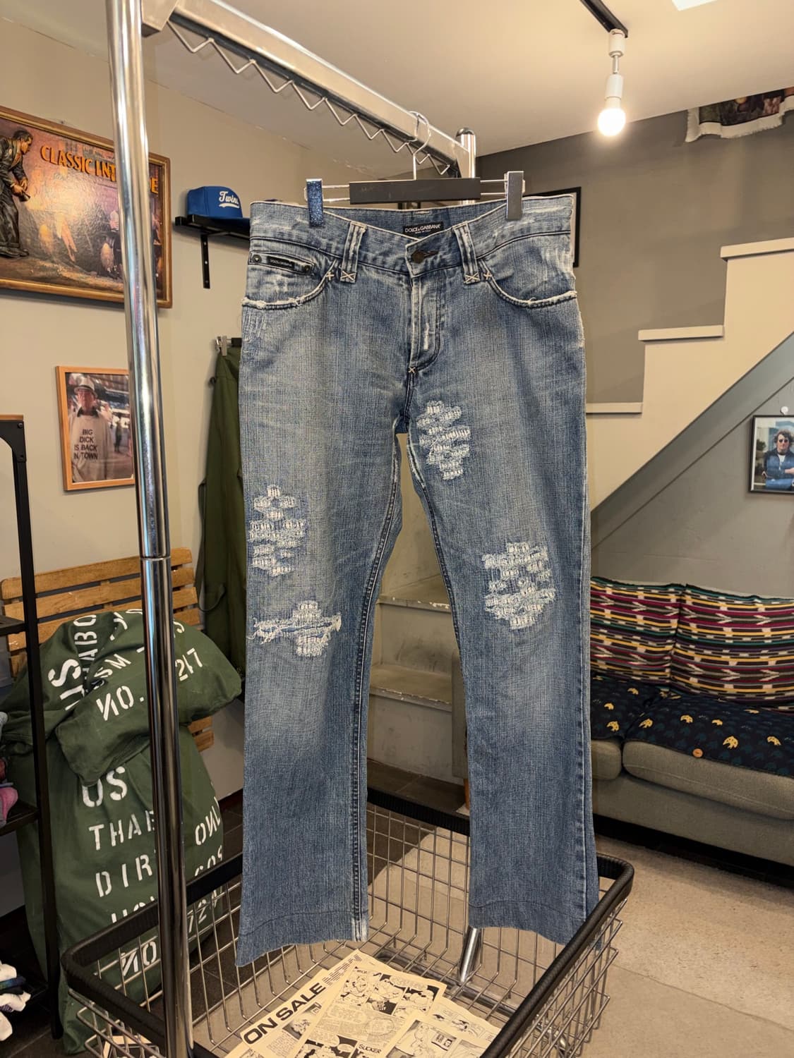 00’s Dolce & Gabbana repair Denim pants 상품이미지5