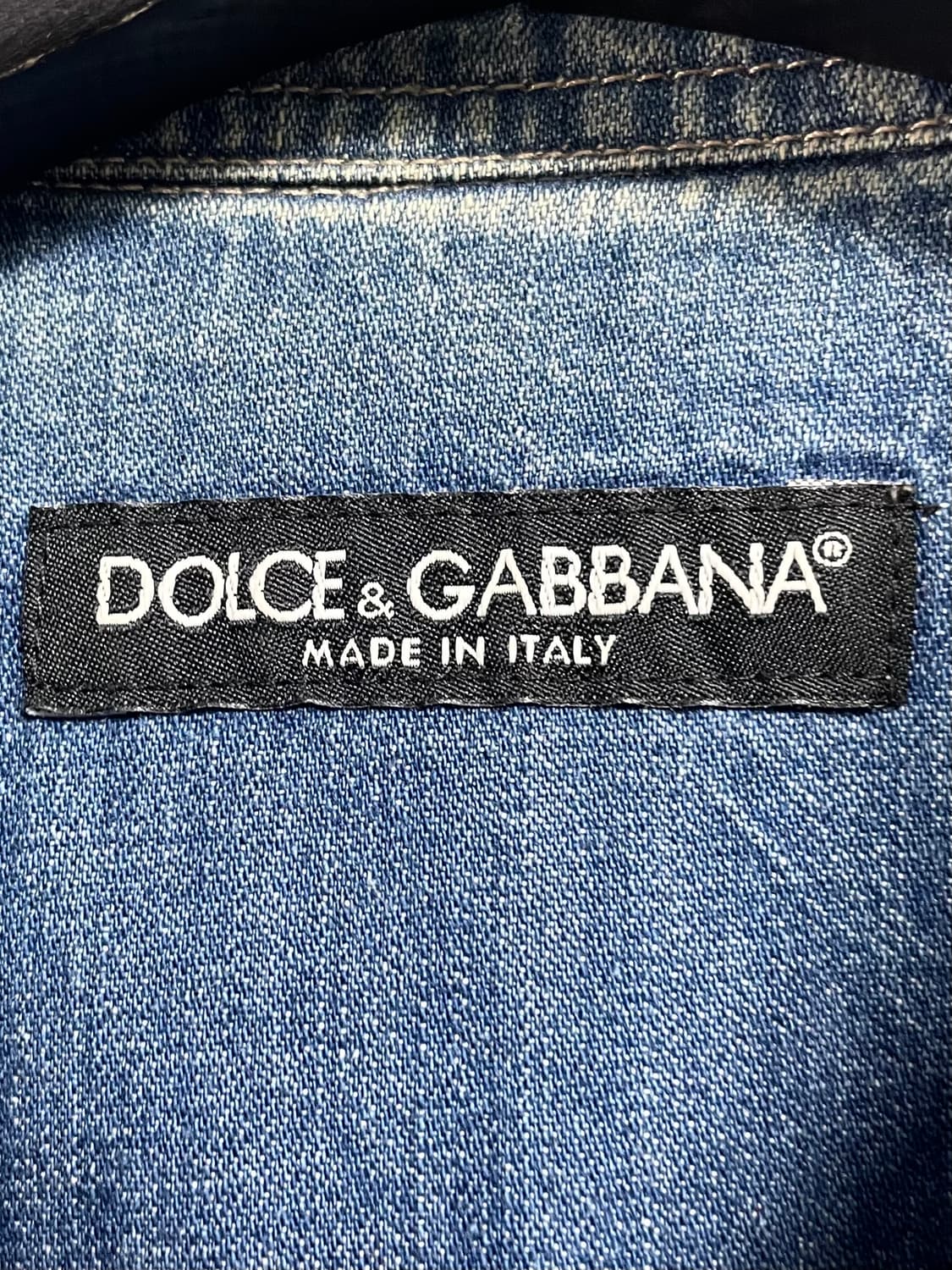 돌체앤가바나 워시드 데님 셔츠 (on.614)   상품이미지6