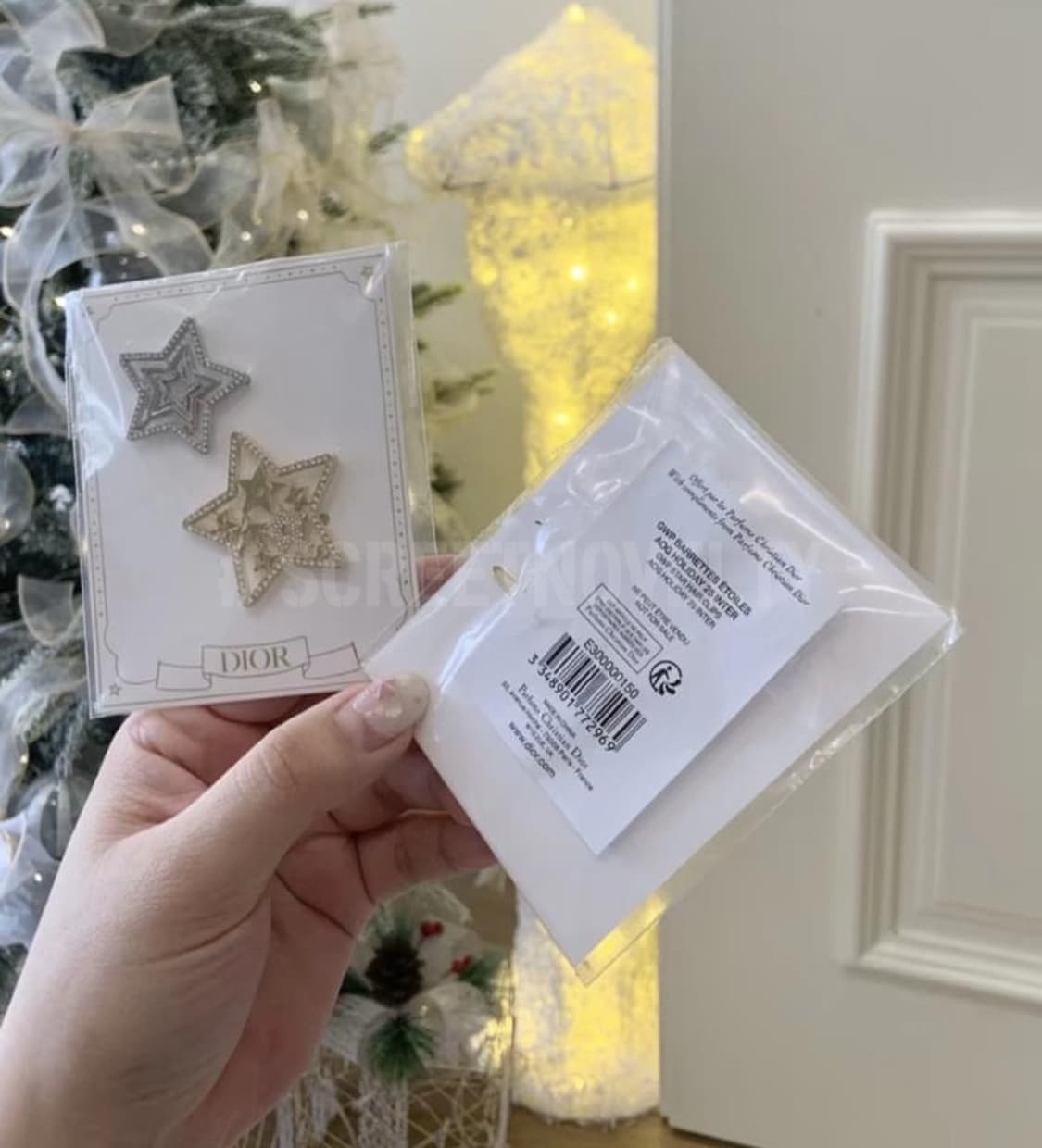 디올 스타 헤어클립 2피스 세트 상품이미지2