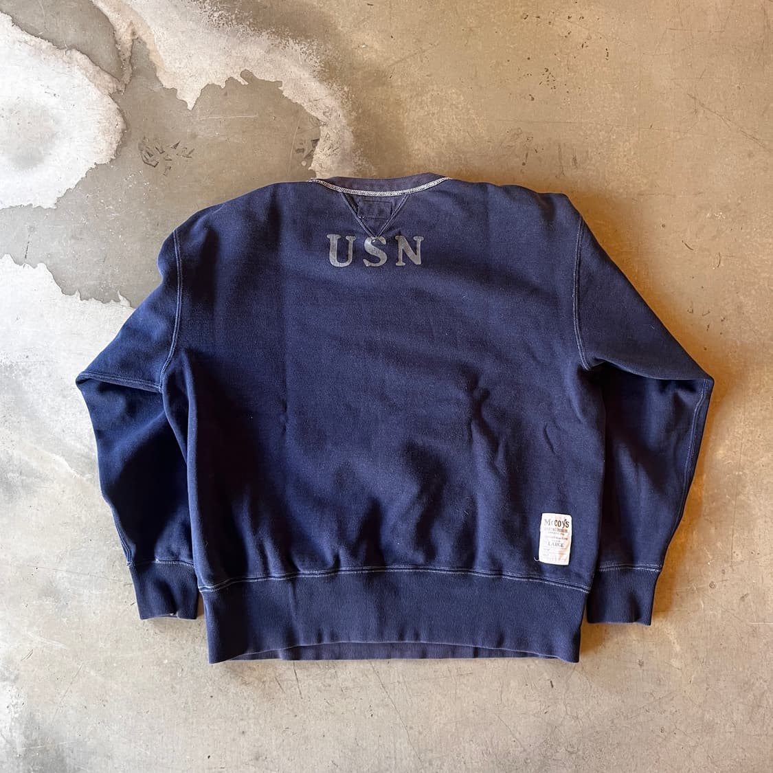 리얼맥코이 스웻 셔츠 USN 상품이미지2