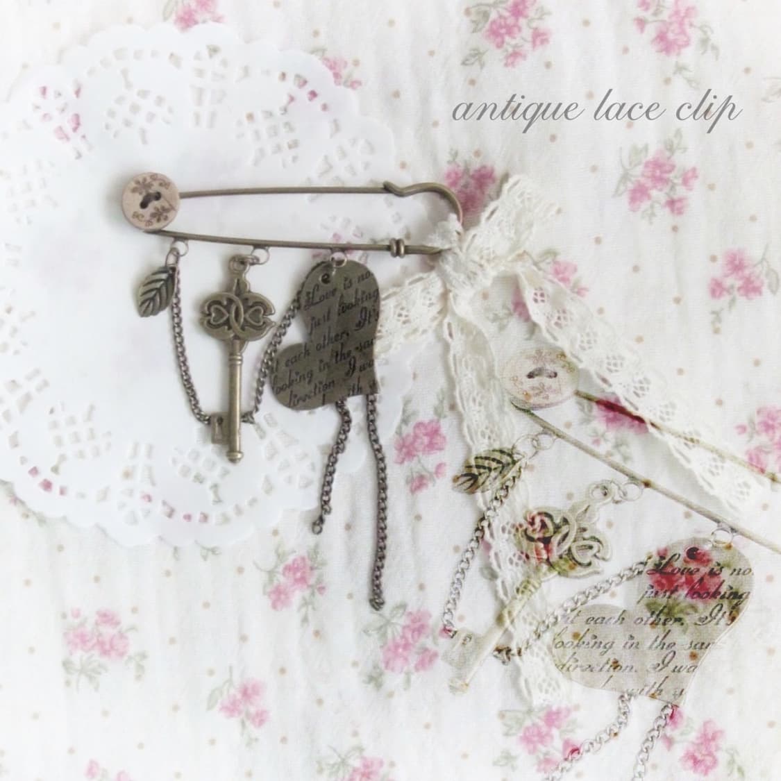 핸드메이드 열쇠 앤틱클립 상품이미지1