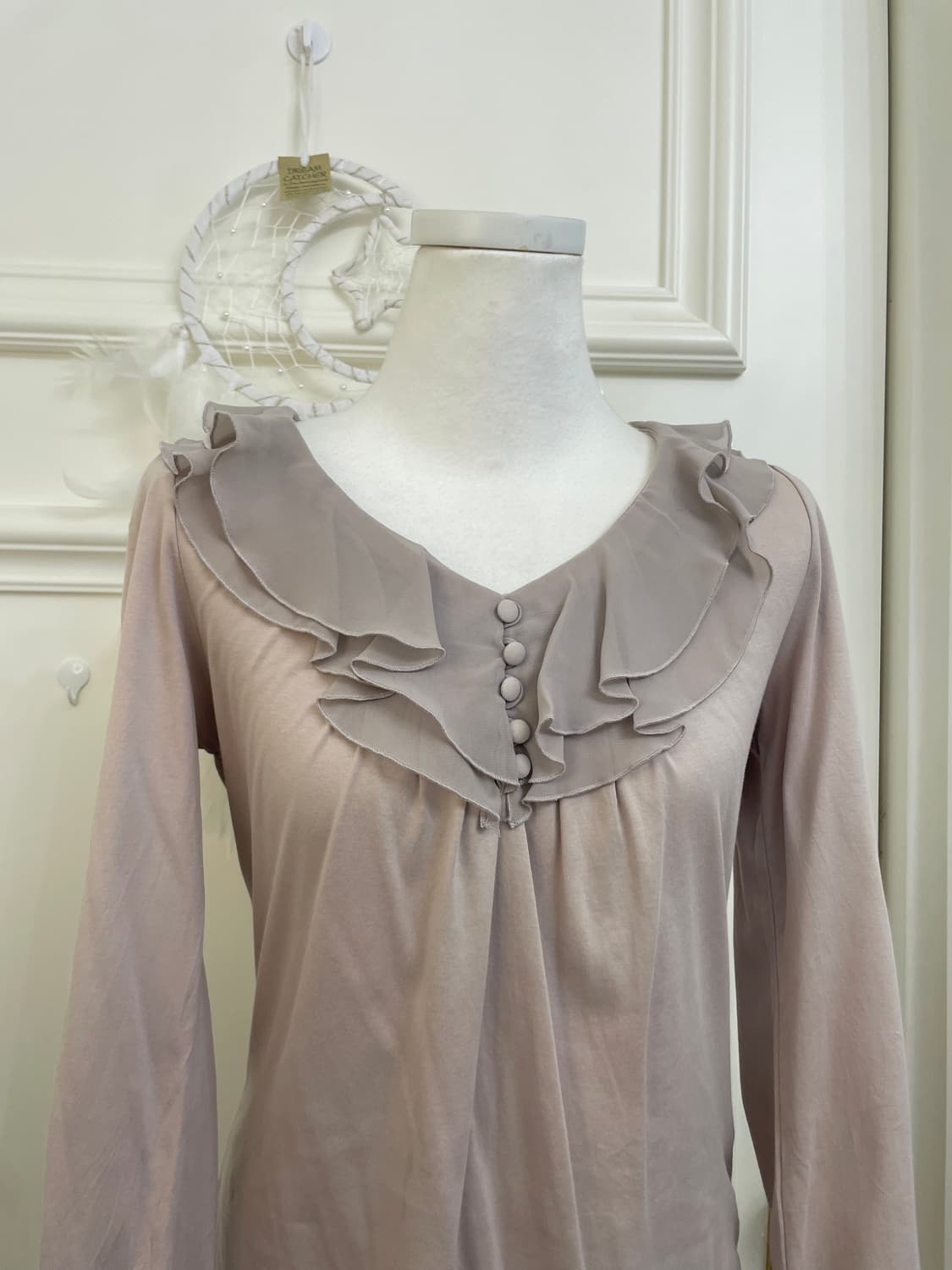 indi pink ruffle shirring top&indi pink 상품이미지10