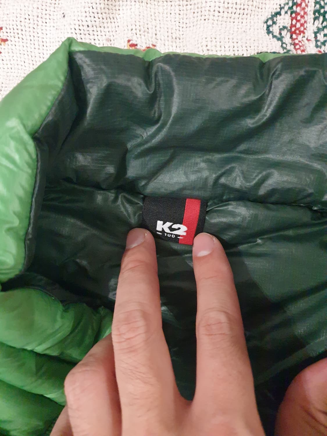 K2 녹색 100size 경량패딩 상품이미지4
