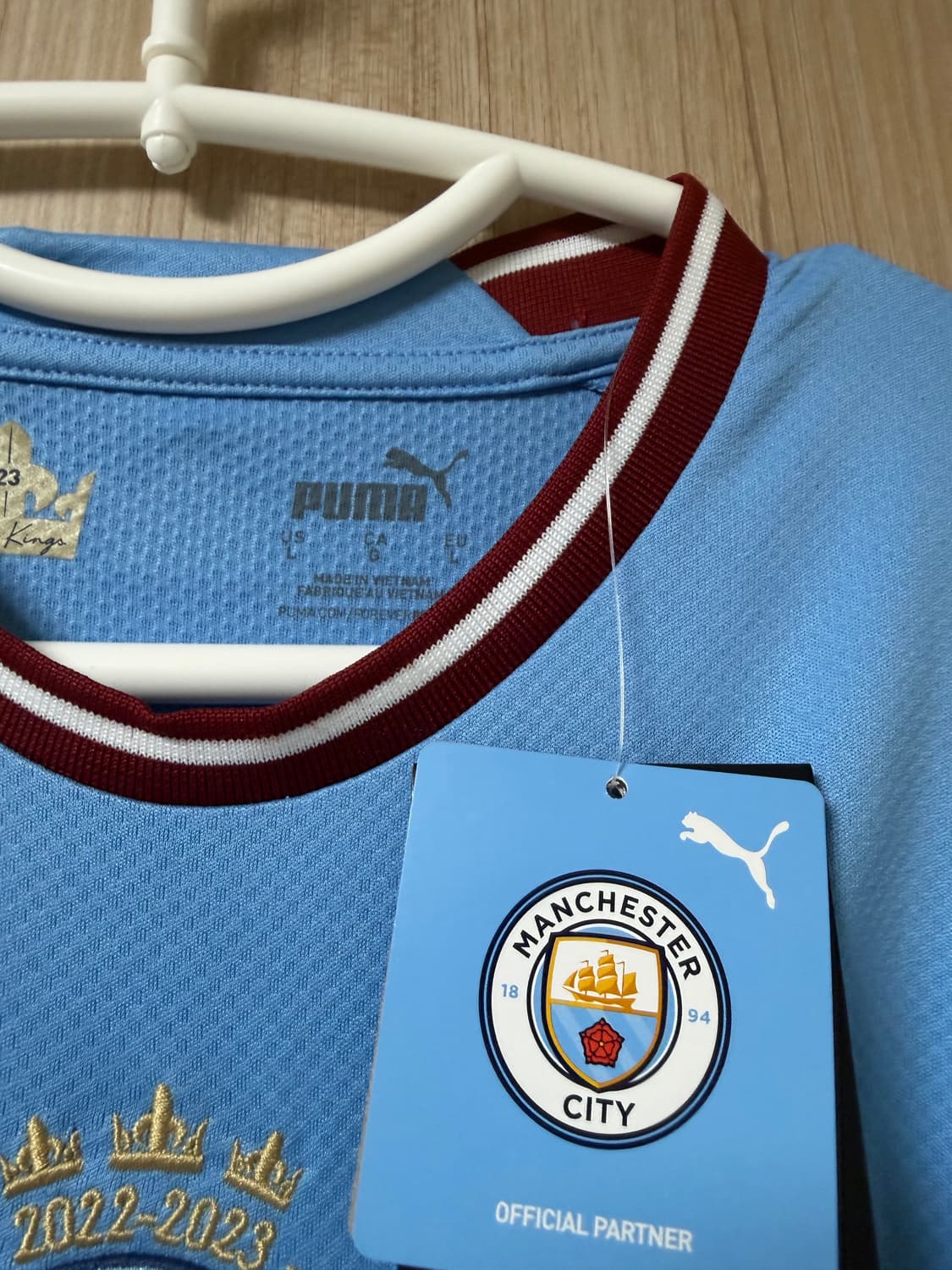 맨체스터 시티 22-23 트레블킷 홈 홀란드 판매 상품이미지3