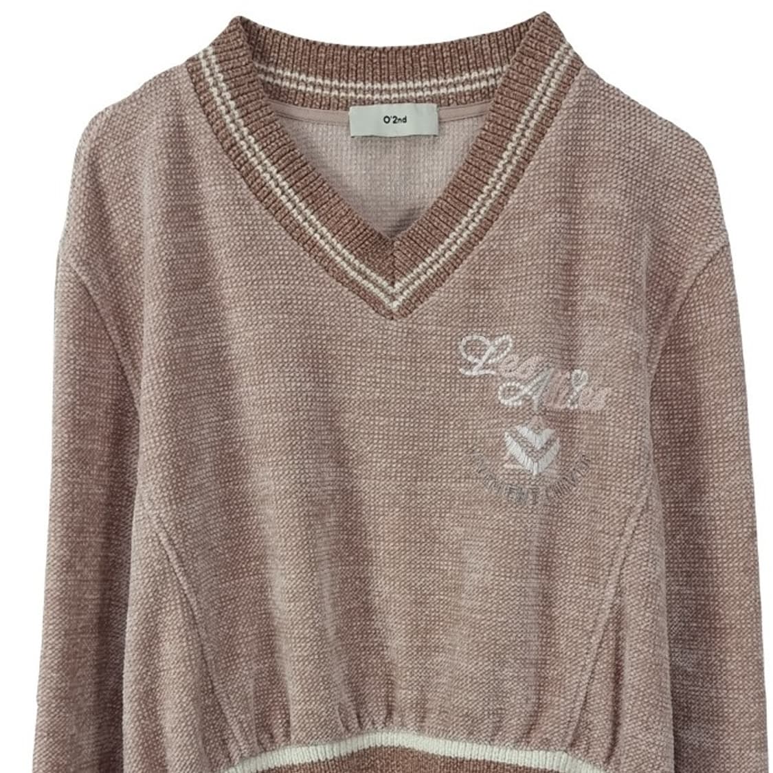 [오즈세컨] 22F/W 루즈핏 브이넥 니트 M18579 상품이미지4