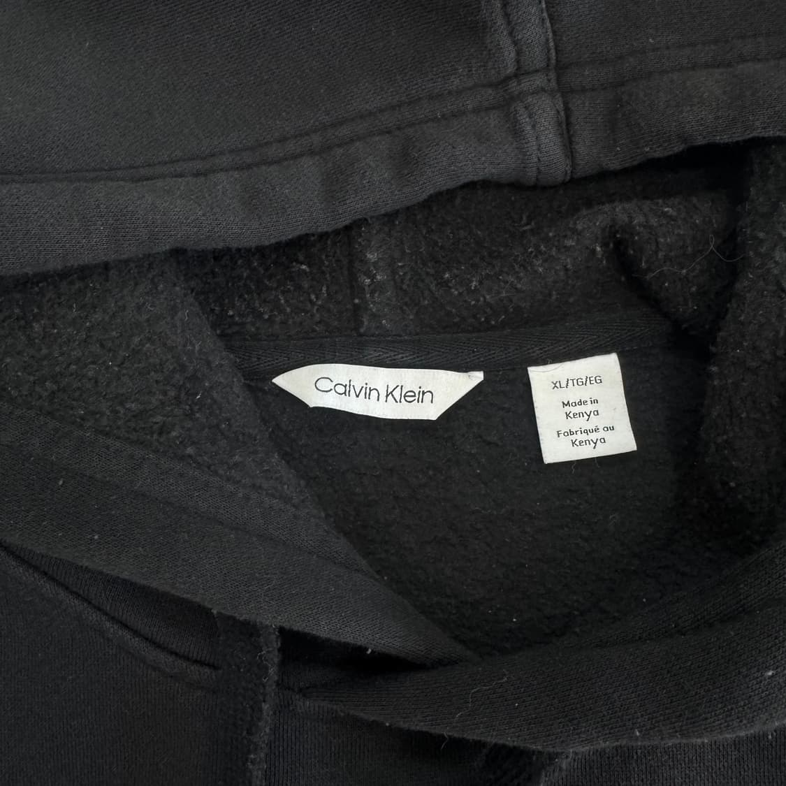 Calvin Klein 캘빈클라인 ck 로고 블랙 후드티 상품이미지5