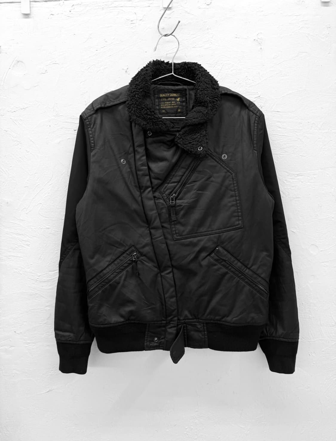kiminori Morishita X uq 코팅 봄버 자켓 상품이미지1