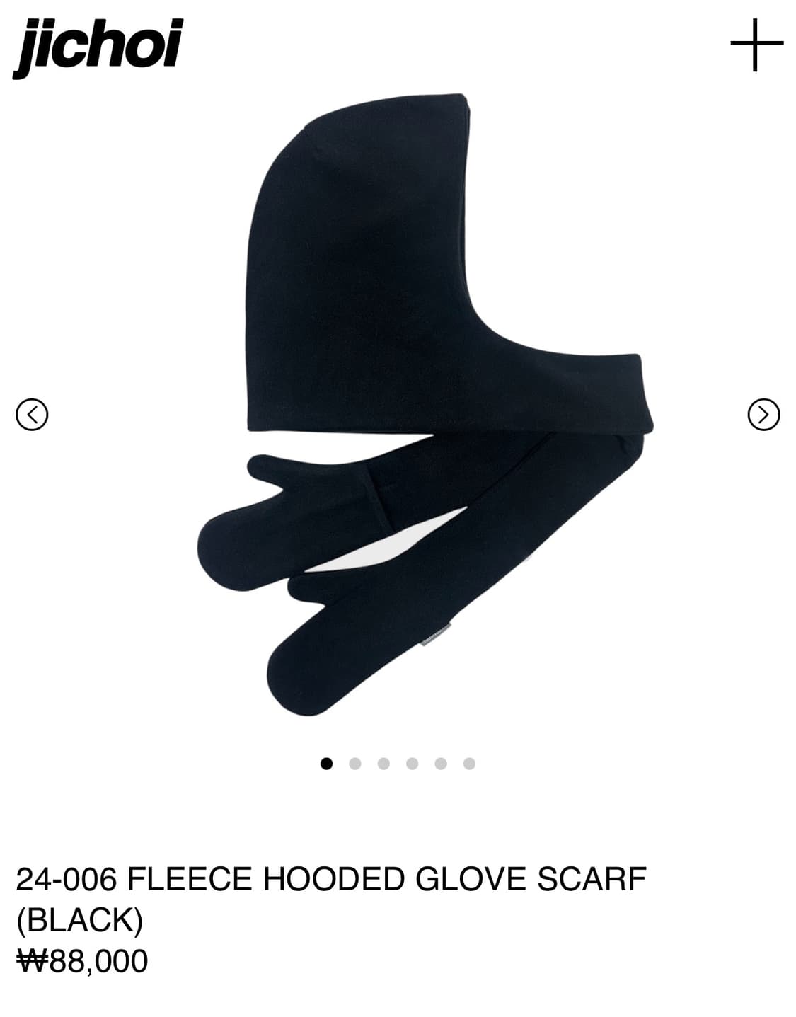 jichoi comfort 지초이 컴포트 22-006 후드 스카프 머플러 상품이미지3