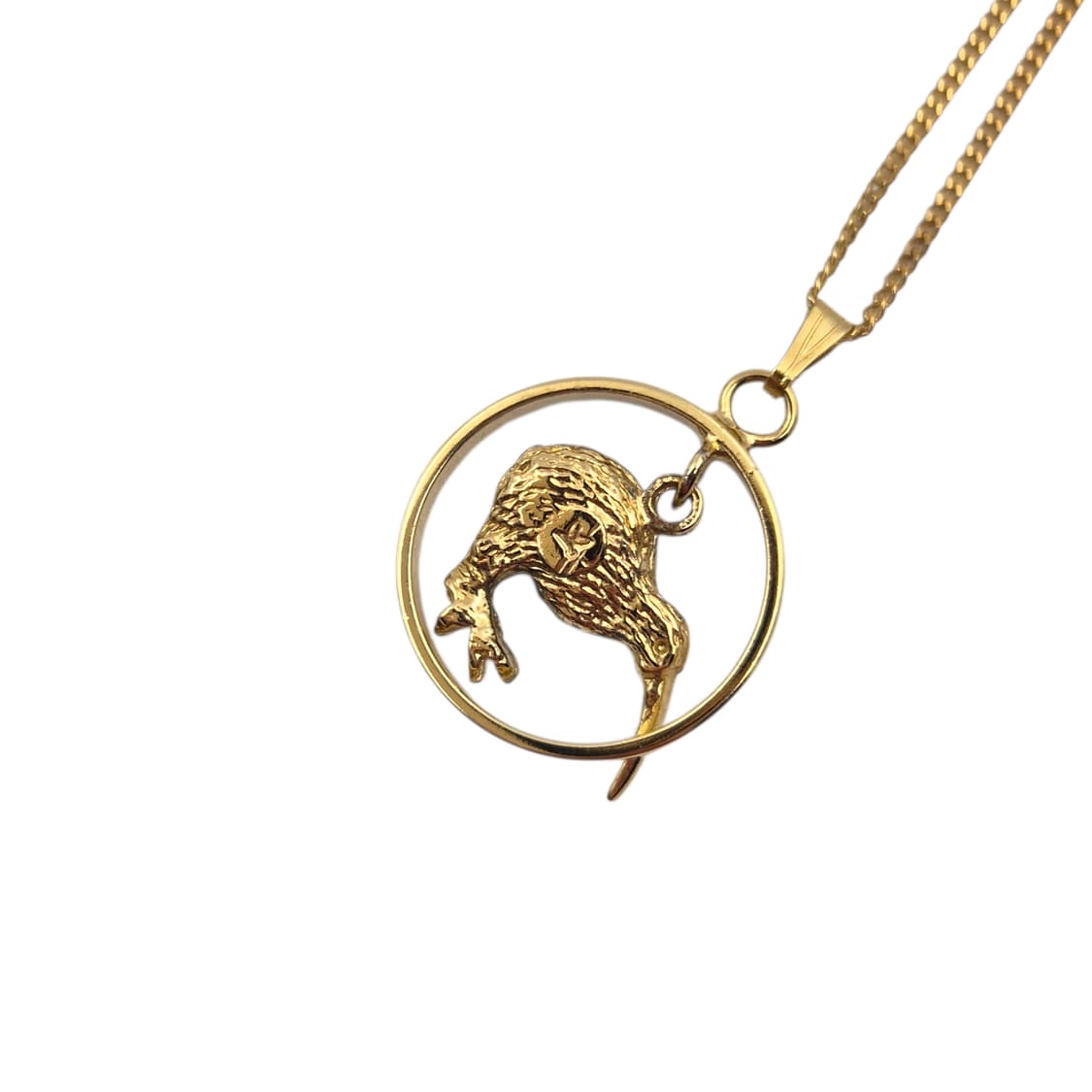 80s 뉴질랜드 아리키 22k 키위새 목걸이 상품이미지6