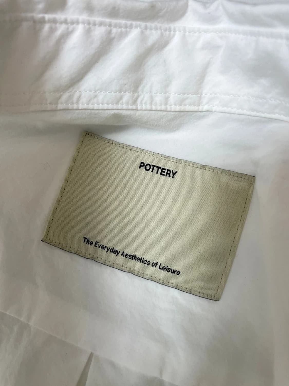 포터리 컴포트 코튼 반팔 셔츠 PN9640 상품이미지5