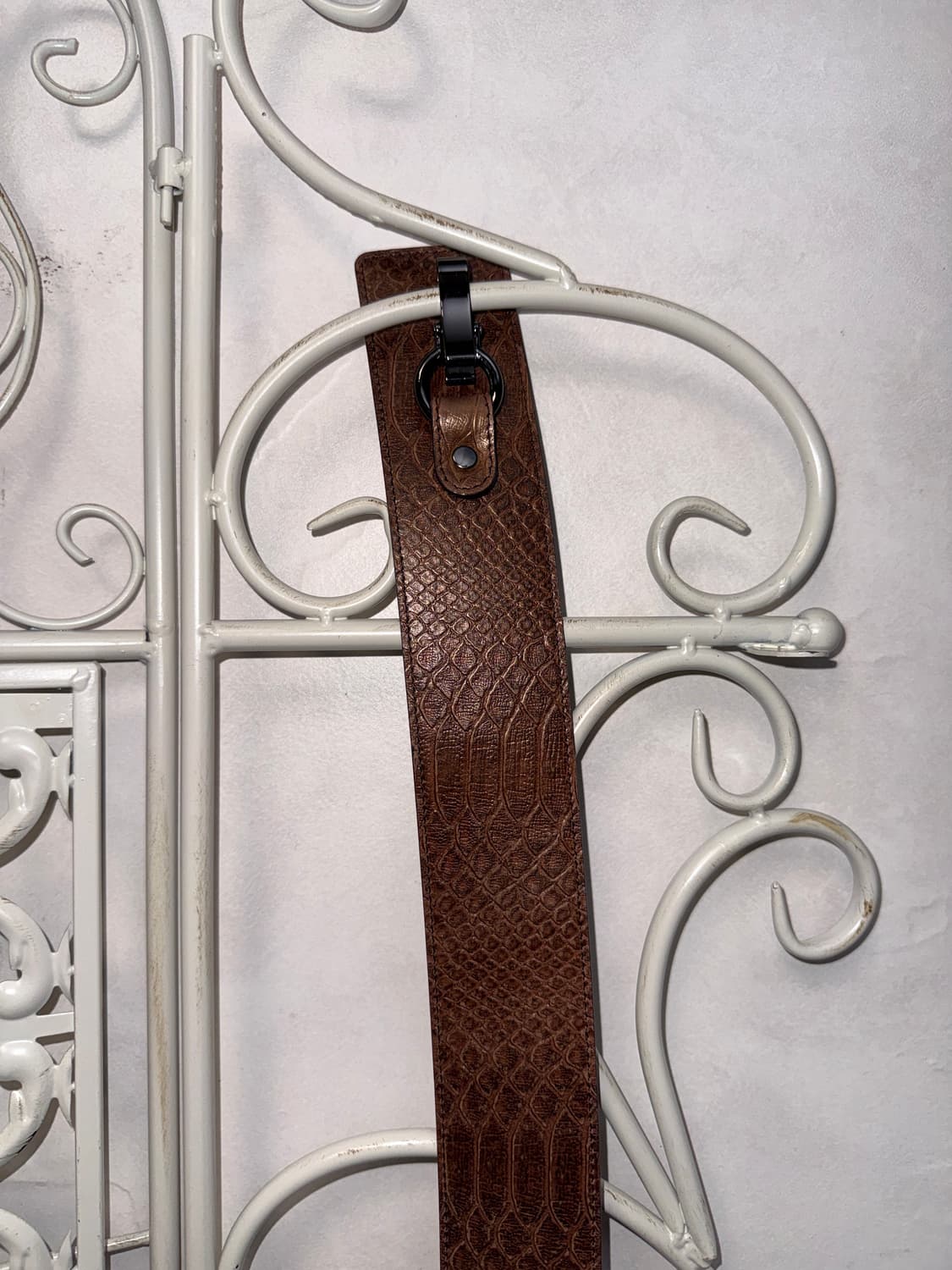 Renoma brown python ring chain belt 상품이미지6