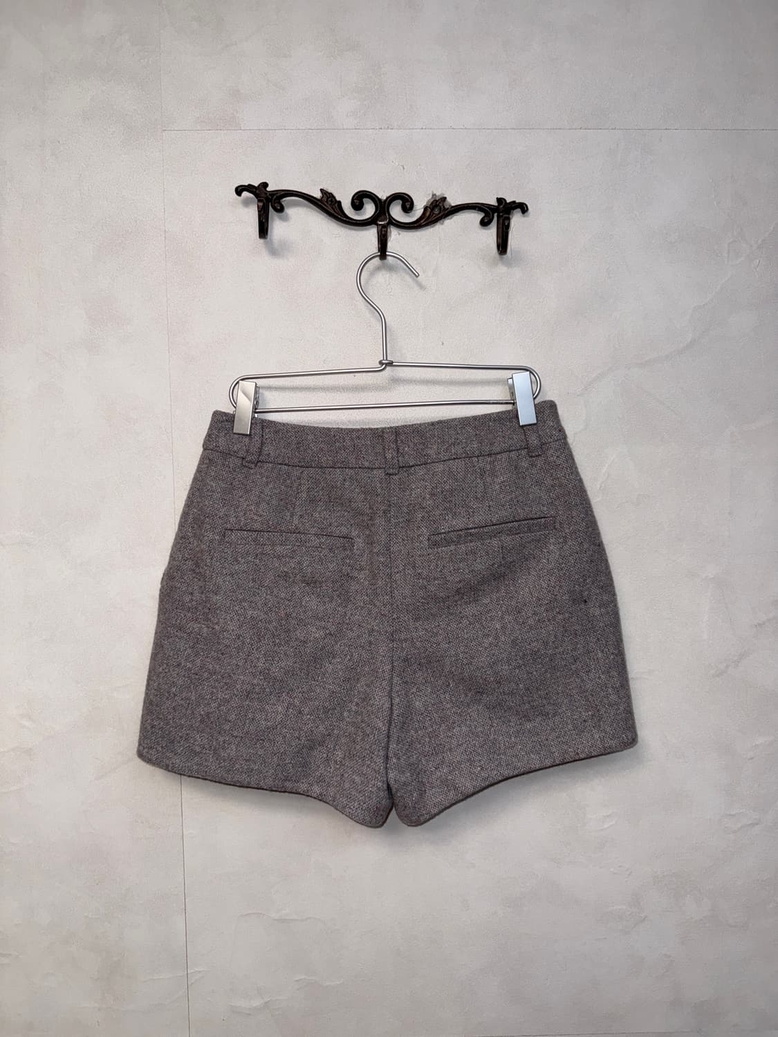 O’2ND lavender button wool short pants 상품이미지3