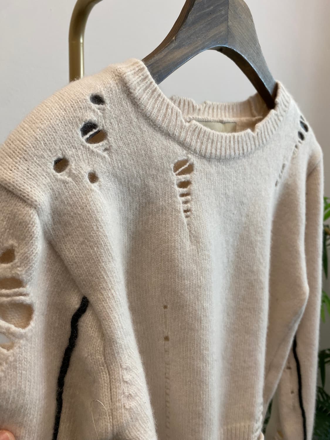 [S]마뗑킴 울 캐시미어 크롭 니트 상품이미지2