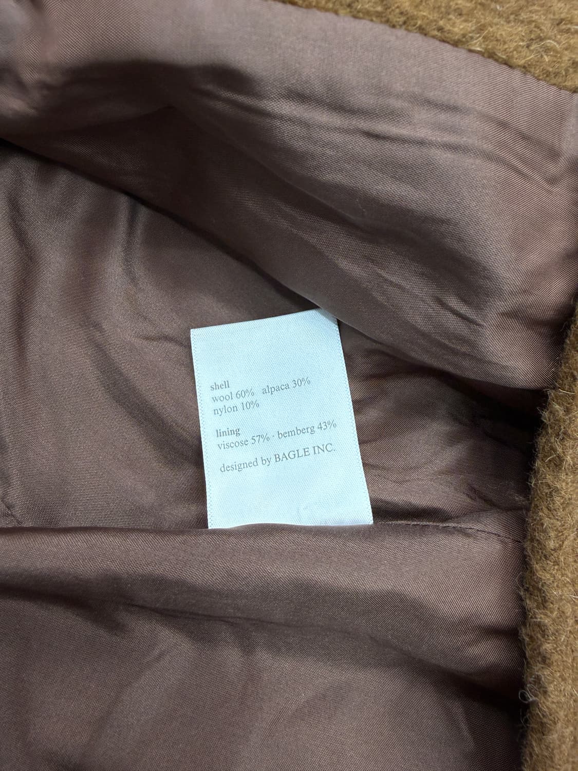 스테이트먼트 벨티드 로브 코트 상품이미지4