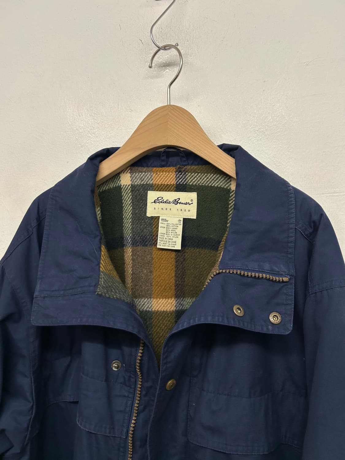 90s 에디바우어 네이비색 마운틴 파카 상품이미지3