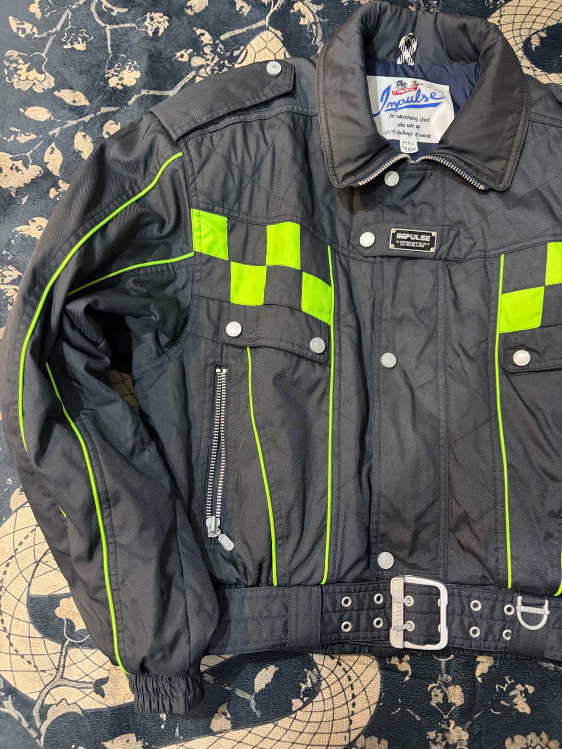 Japanese racing MA-1 bomber crop jacket 상품이미지6