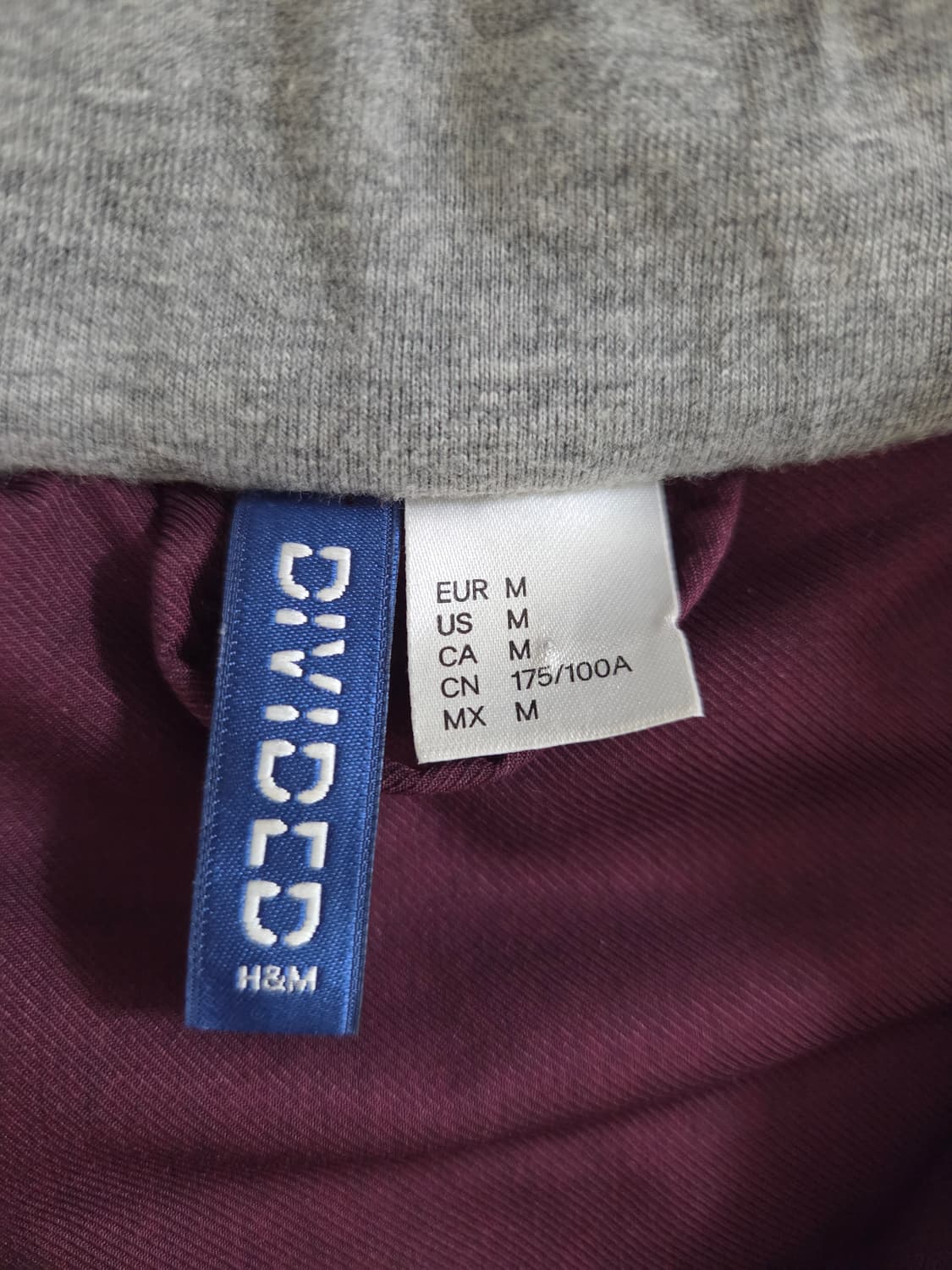 h&m 후드마원 집업 자켓 M 상품이미지2