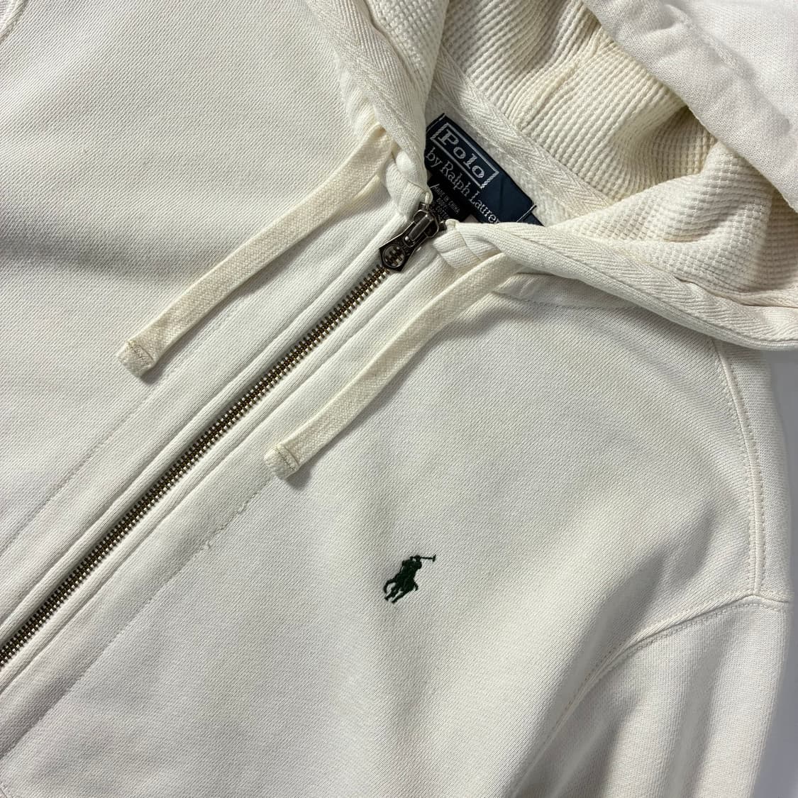 Polo 폴로 랄프로렌 화이트 써멀 후드자켓 상품이미지3