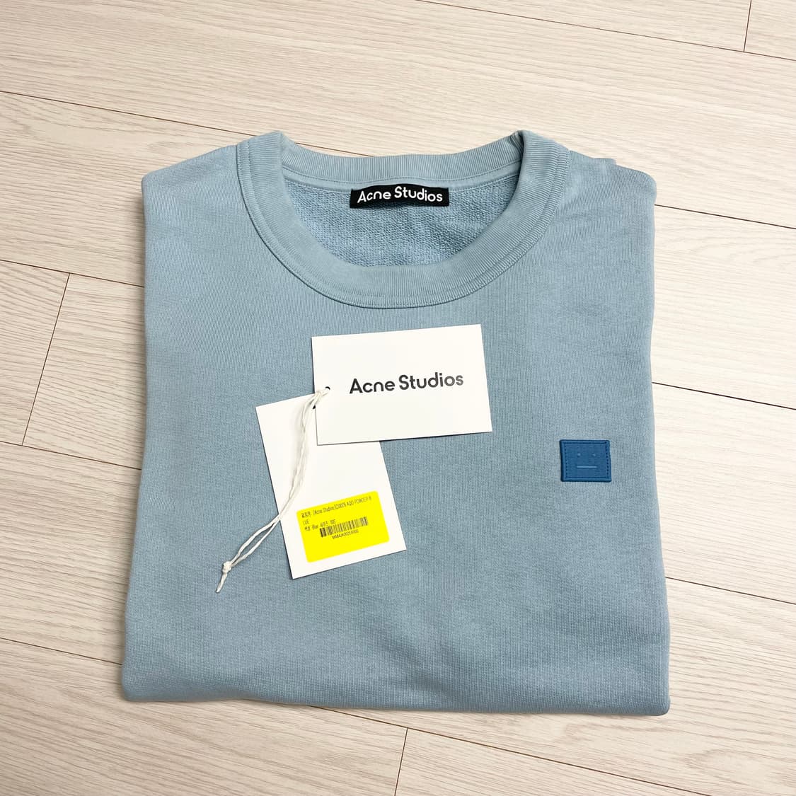 [s/100] 아크네 스튜디오 포바 맨투맨 블루 상품이미지1