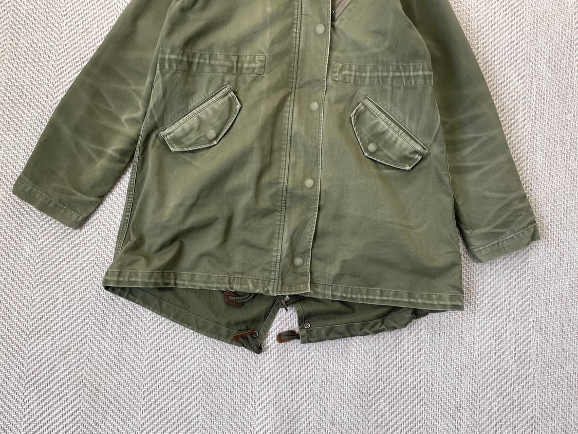 빈티지 M-51 퍼 트리밍 피쉬테일 밀리터리 파카 J03545 상품이미지3