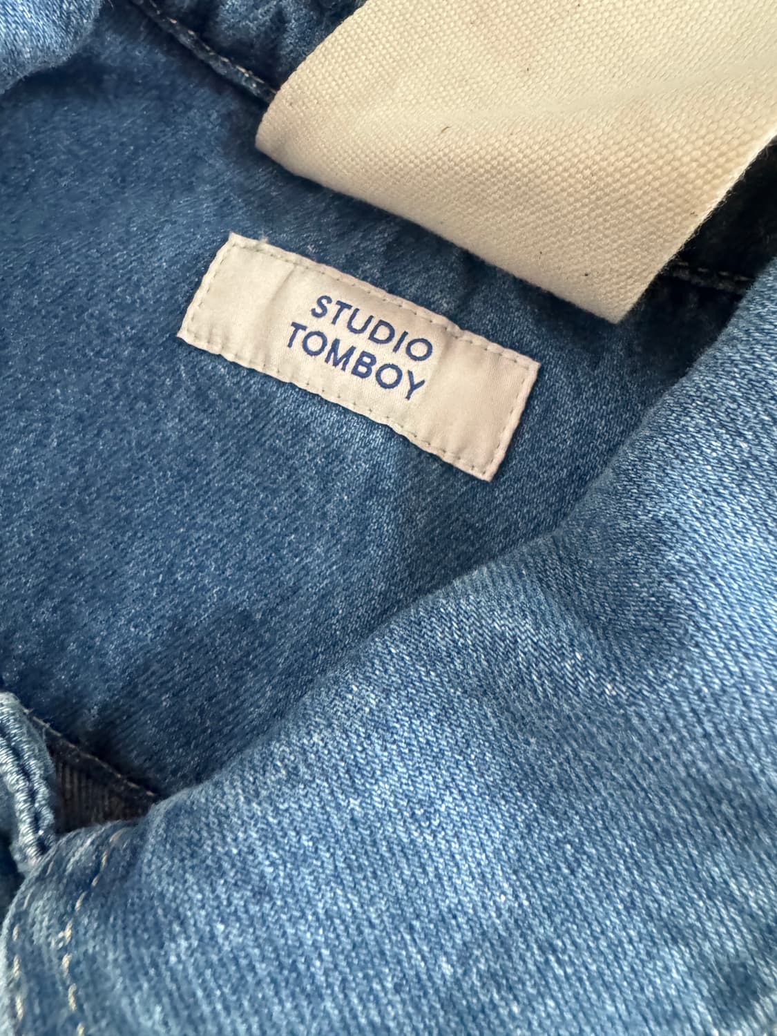 여성 스튜디오톰보이 23년도 빅 사이즈 데님 자켓 F 상품이미지4