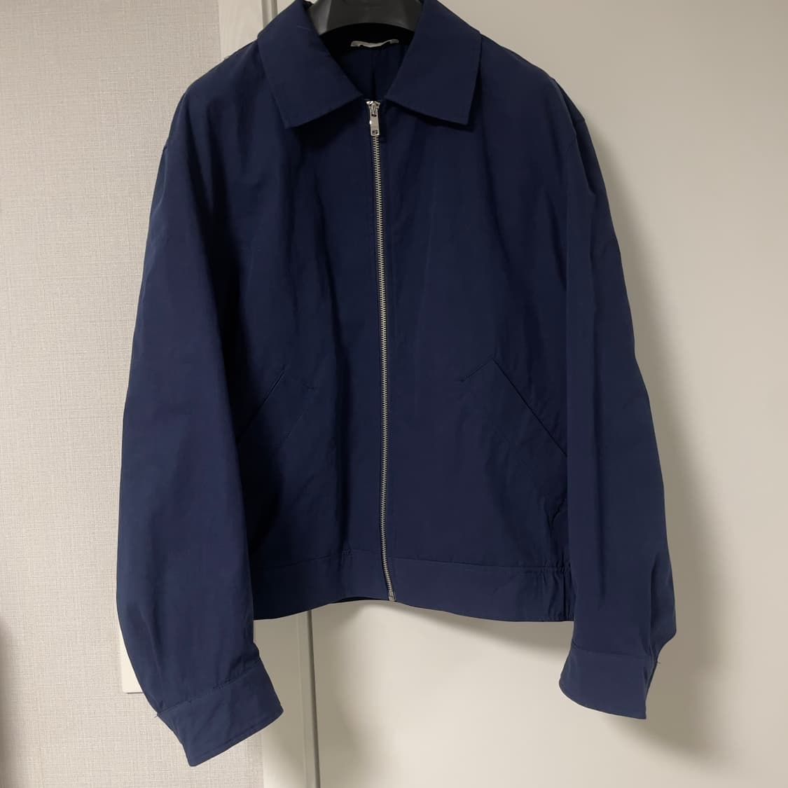 자라 프렌치 블루 레귤러핏 블루종 자켓 상품이미지4