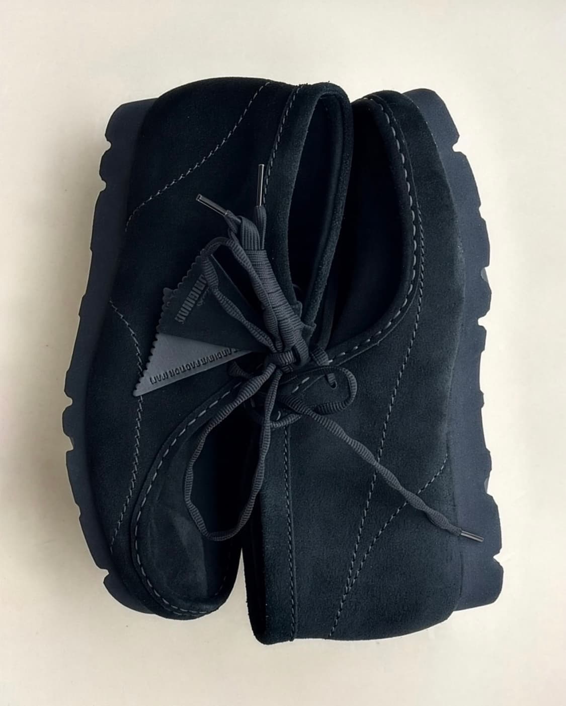 [265] 포스트아카이브팩션 클락스 왈라비 파프 블랙 상품이미지1