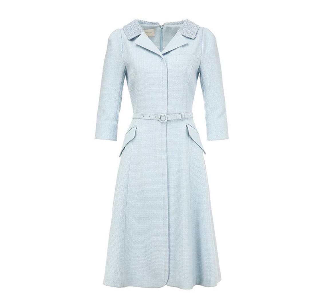 브라이드앤유 다이애나 원피스 페일 블루 [김나영 착용] 상품이미지4