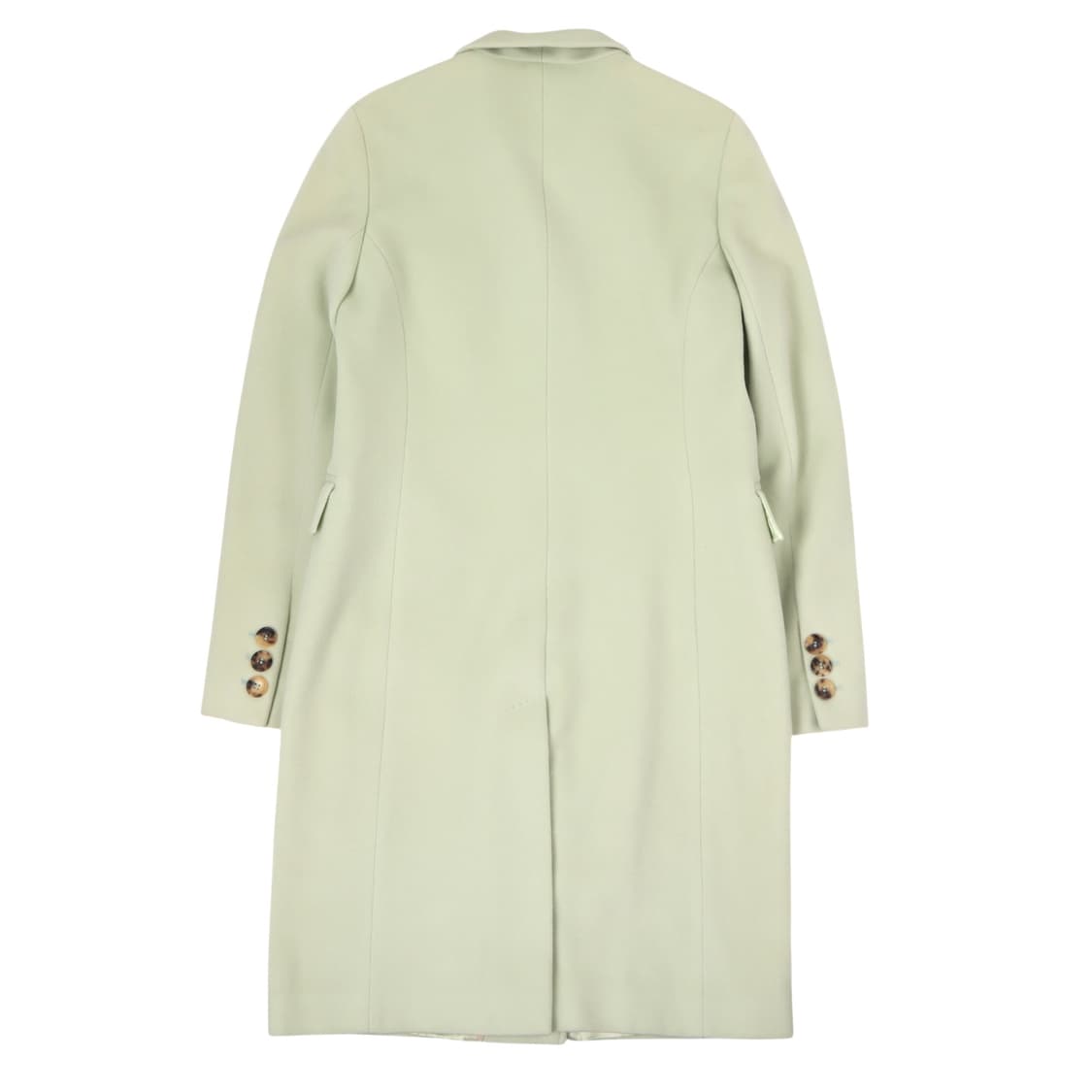 버버리 펄 그린 울 히든 싱글 코트 상품이미지5