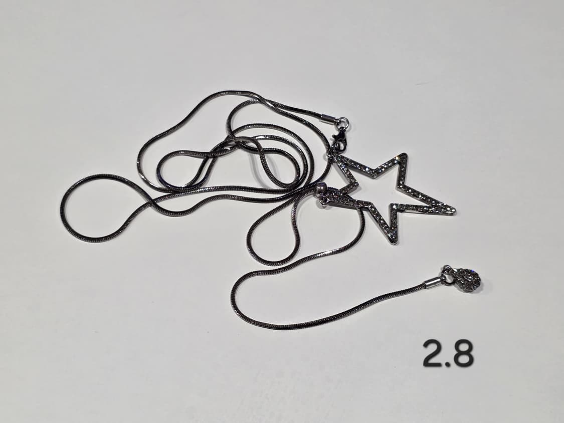 빈티지 별 타이 목걸이 상품이미지1